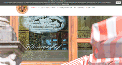 Desktop Screenshot of klostergasthof-heiligenkreuz.at